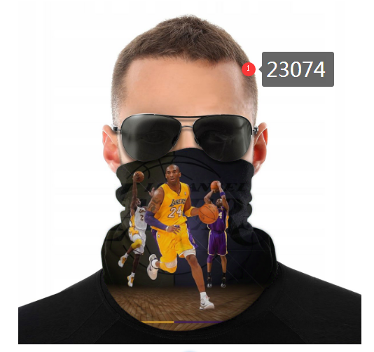 NBA 2021 Los Angeles Lakers #24 kobe bryant 23074 Dust mask with filter->->Sports Accessory